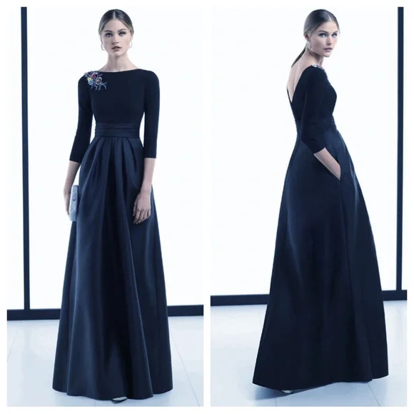 Rosa Clara Dresses | Rosa Clara Cocktail Full Length Evening Gown | 14 Nwt | Color: Blue | Size: 14 | Pm-77137869's Closet